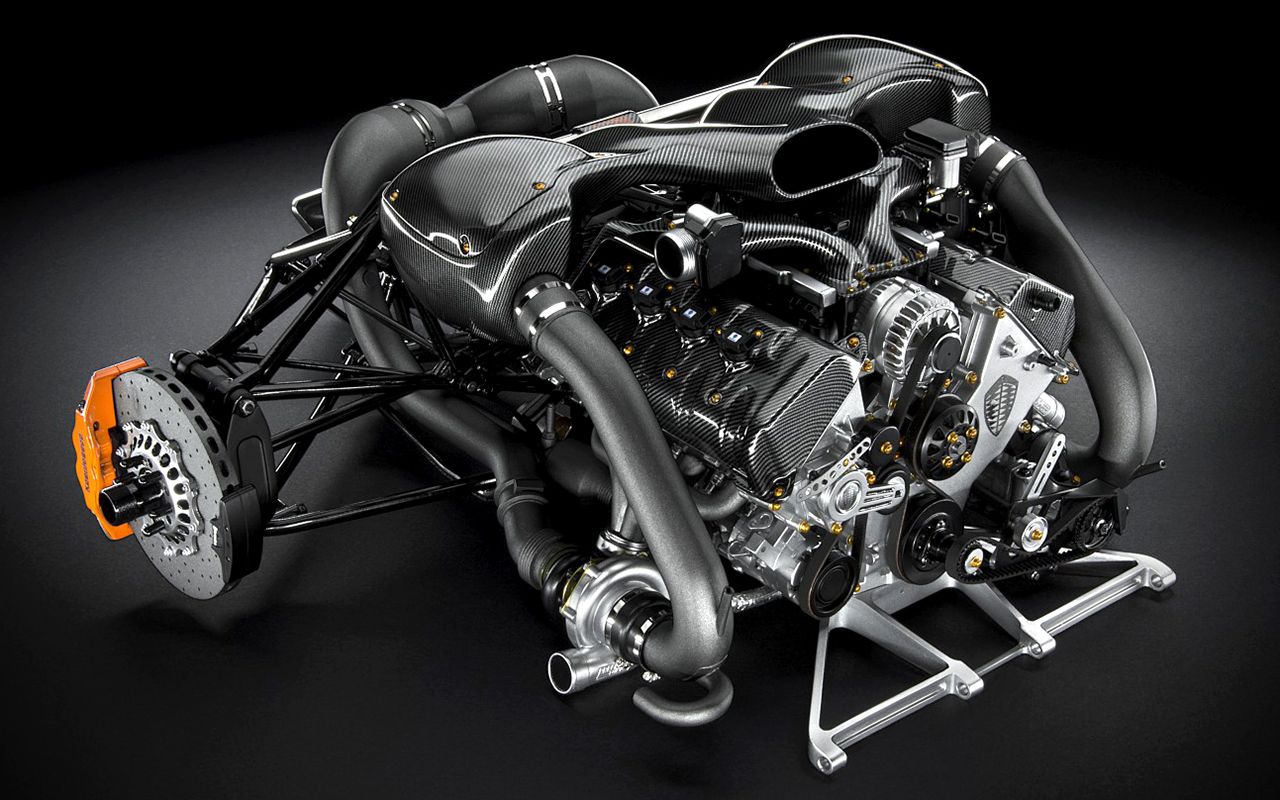 【汽车模型】frontiart 1:6 柯尼塞格 one:1 引擎模型