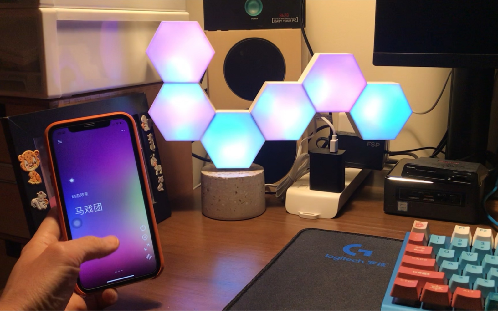 量子灯,app操控rgb