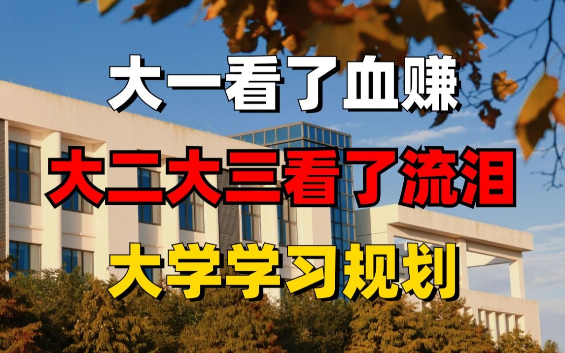 大一看了都说好!大二大三看了都后悔的网络安全/信息安全专业大学生学习规划!【计算机专业开学必刷】哔哩哔哩bilibili