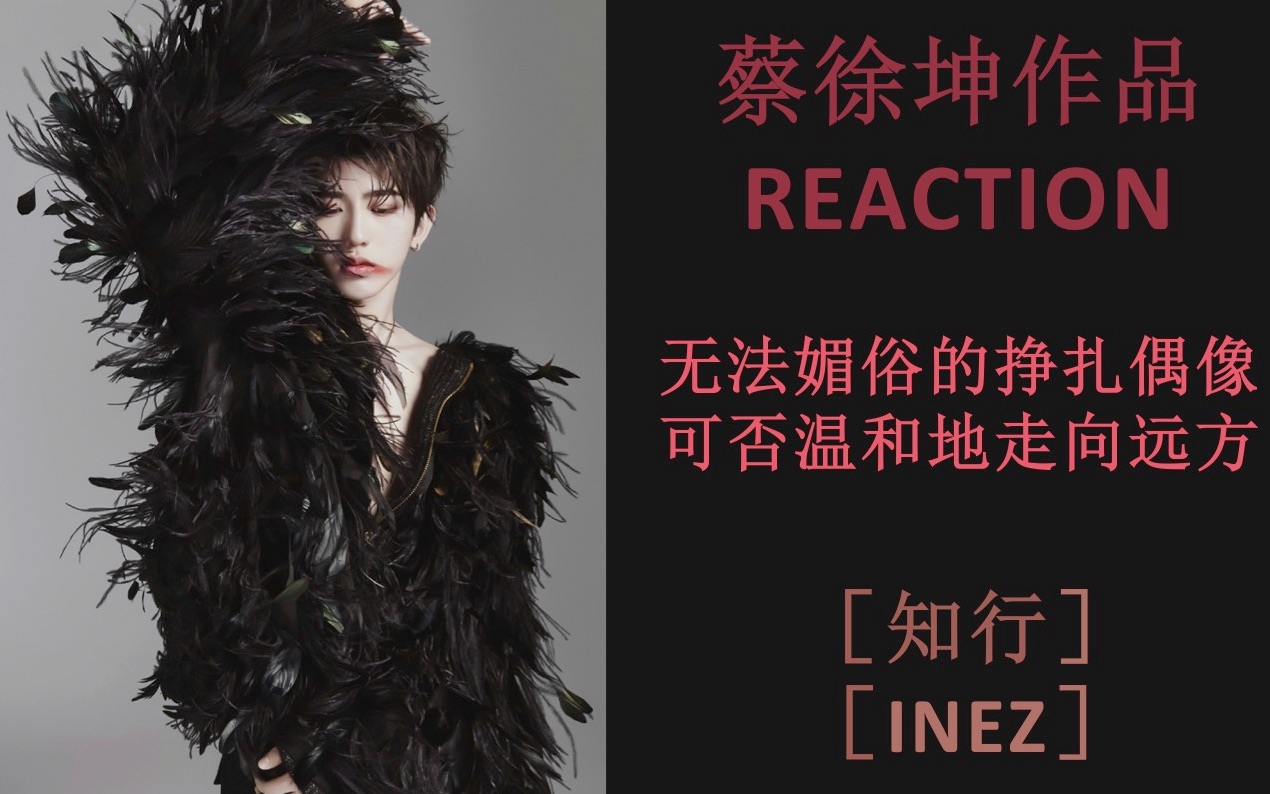 [Inez's Reaction] 蔡徐坤作品合集执拗的挣扎偶像哔哩哔哩bilibili