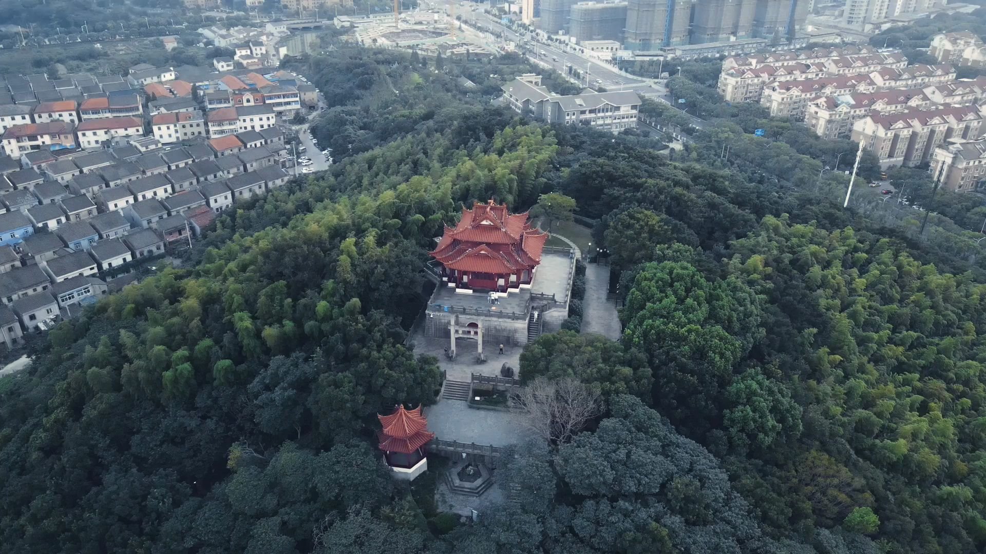 mavicair2飞行试验一键成片宁波北仑小山公园