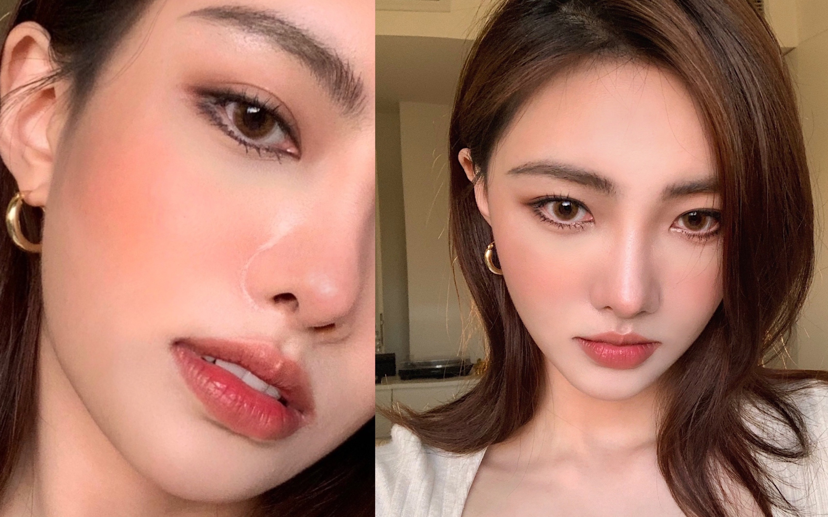 方恰拉泰式自然系浓颜妆容mai同款妆容