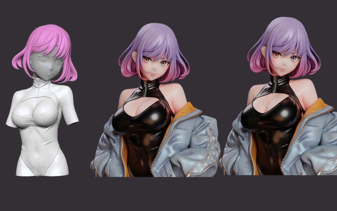 【zbrush新手教程】手把手教你做属于自己的二次元老婆.