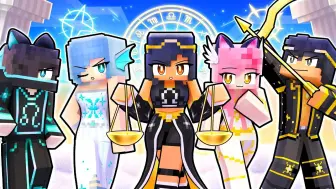 Descargar video: 【Aphmau】10个朋友呆在一个十二星座街区！