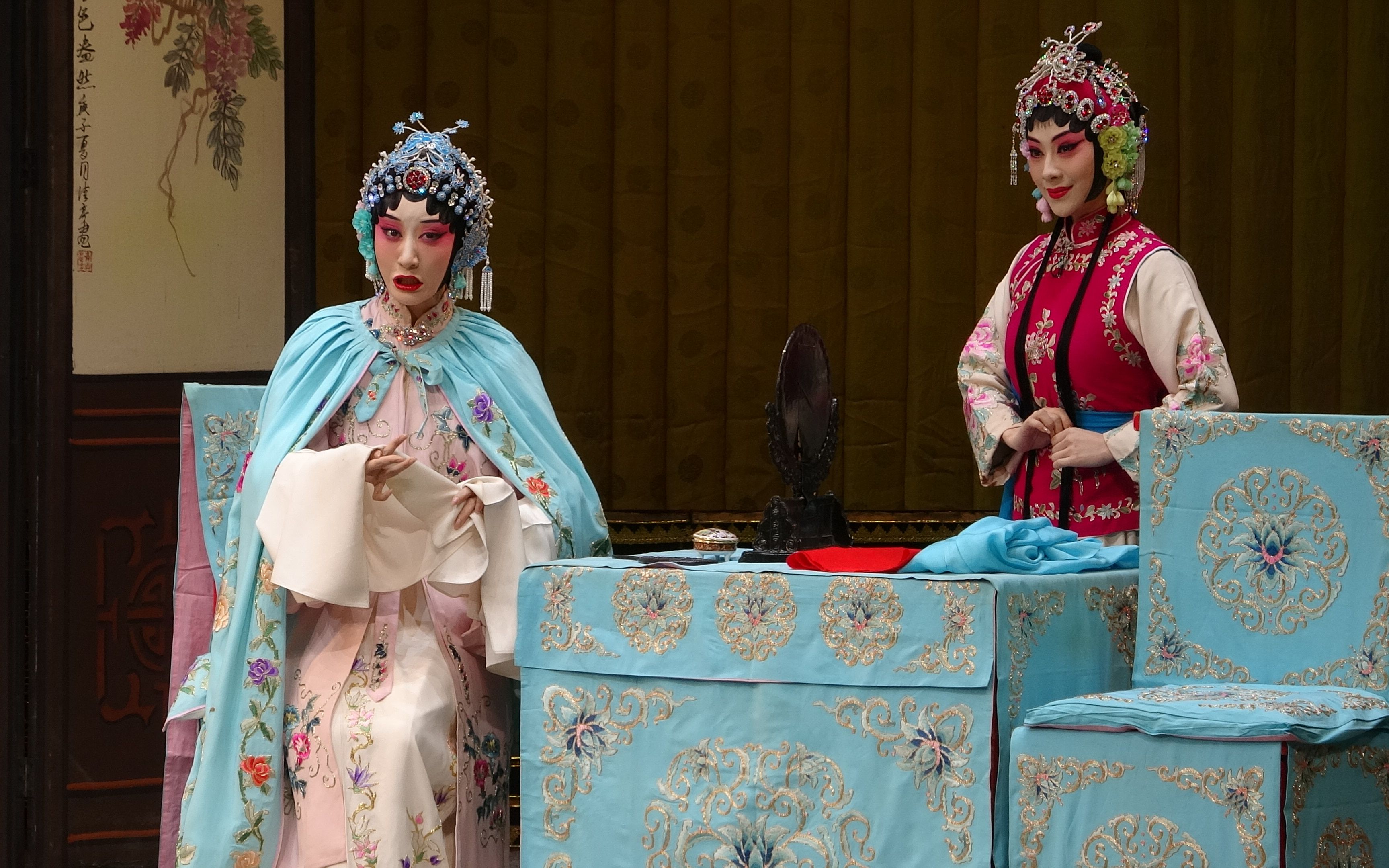 2022年3月19日,北京京剧院在吉祥大戏院演出程派名剧《碧玉簪》沙霏