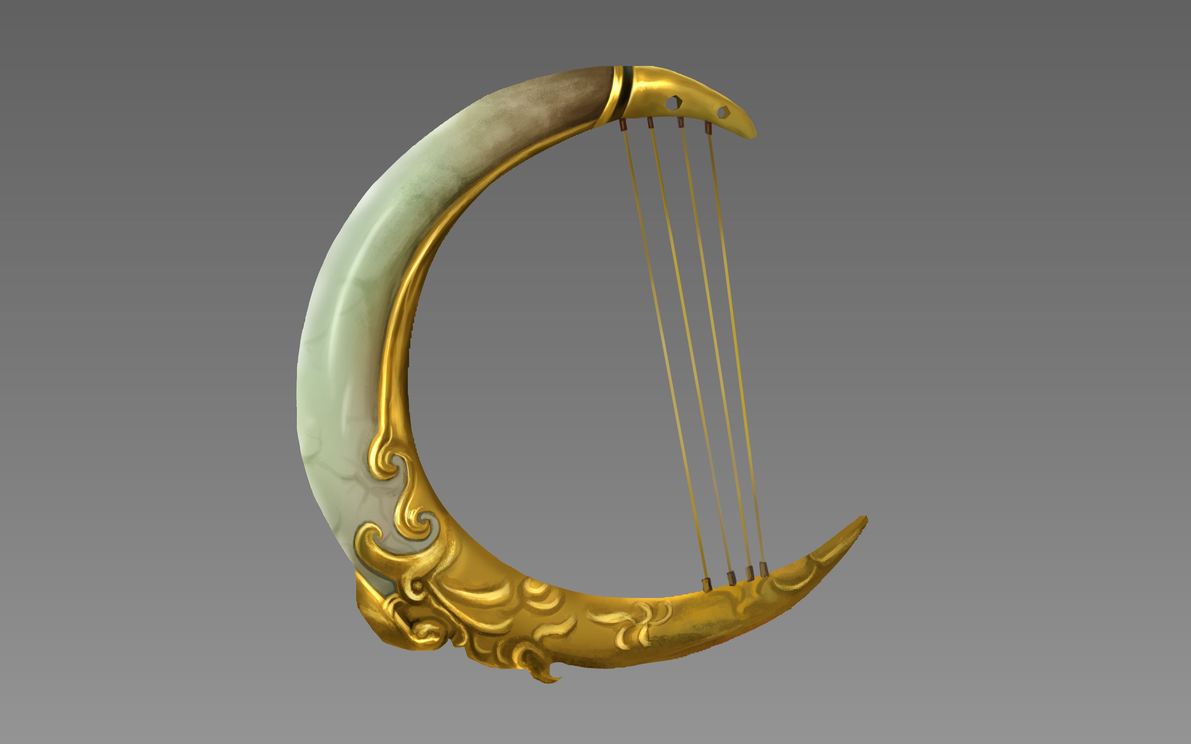 厚涂 象牙琴的绘画过程,这些质感塑造的方法和技巧要学会!