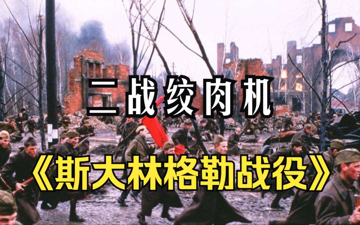 [图]【二战史】二战东线战场转折点，伤亡人数超过300万的战争《斯大林格勒》