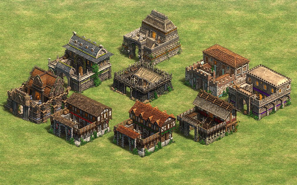 【帝国时代2决定版】各式兵营总览