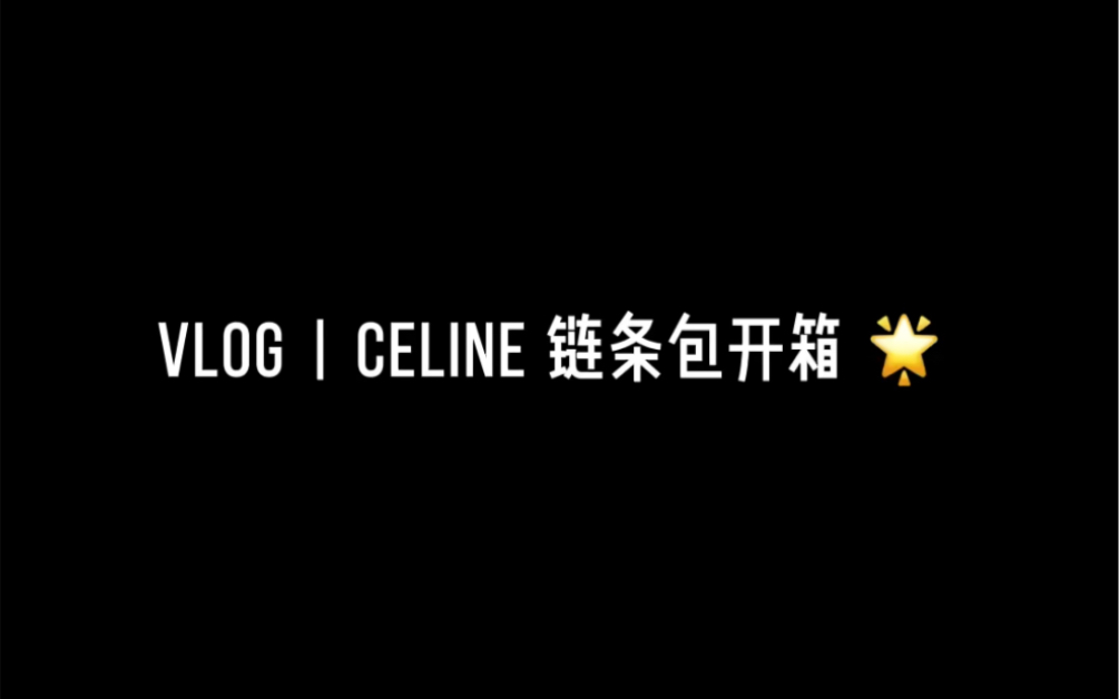 超小但巨能装!CELINE老花链条包开箱测评!哔哩哔哩bilibili