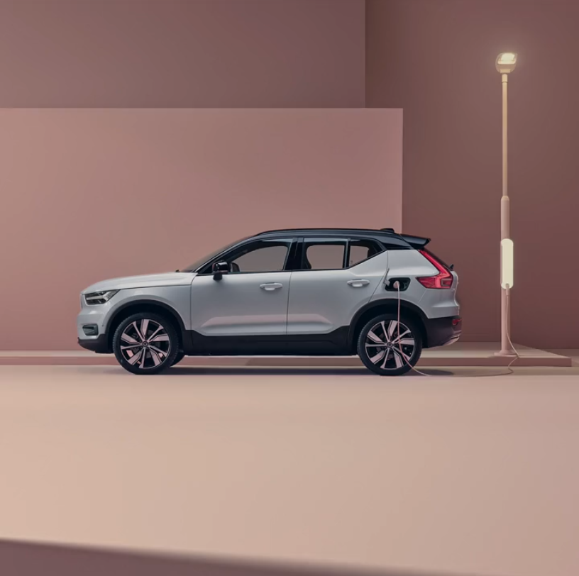 外网沃尔沃电动广告