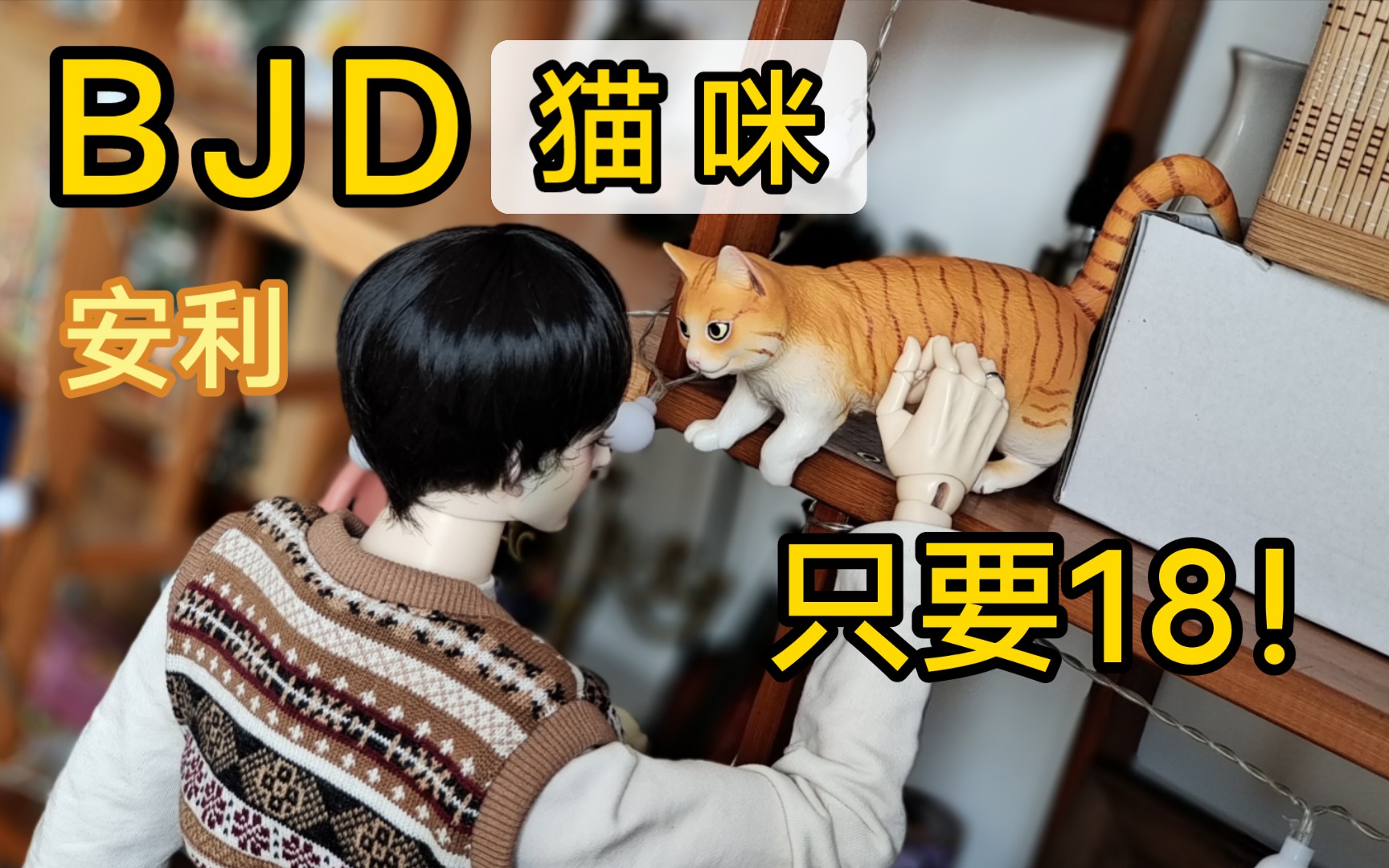 【bjd】猫咪配件安利 /海洋堂猫咪模型 bjd大尺寸配件宠物安利哔哩哔哩bilibili