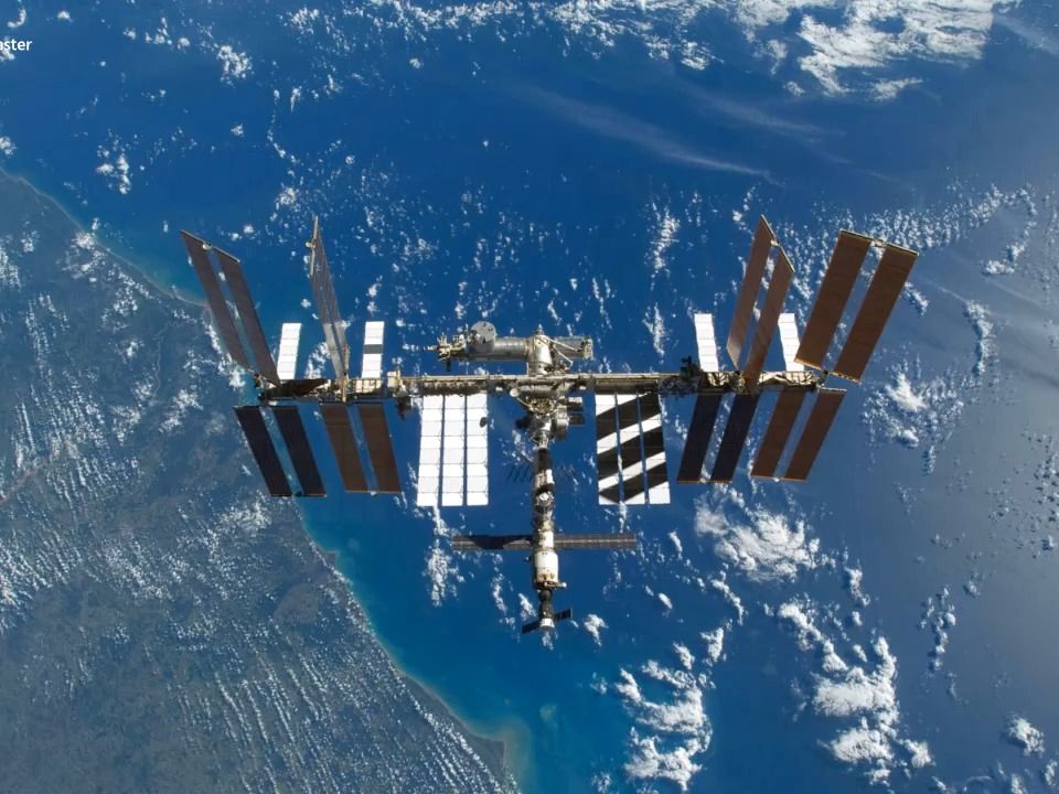 空间站环绕地球