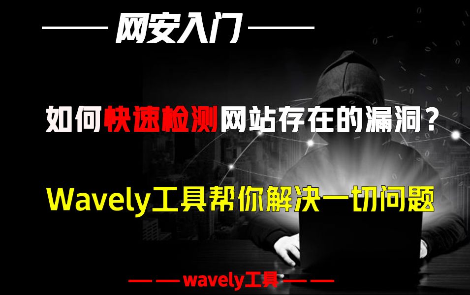 如何快速检测网站存在的漏洞?Wavely工具帮你解决一切问题哔哩哔哩bilibili