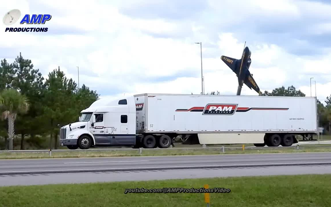 北美卡车】【amp productions】peterbilt pam transport 肯沃斯 w900