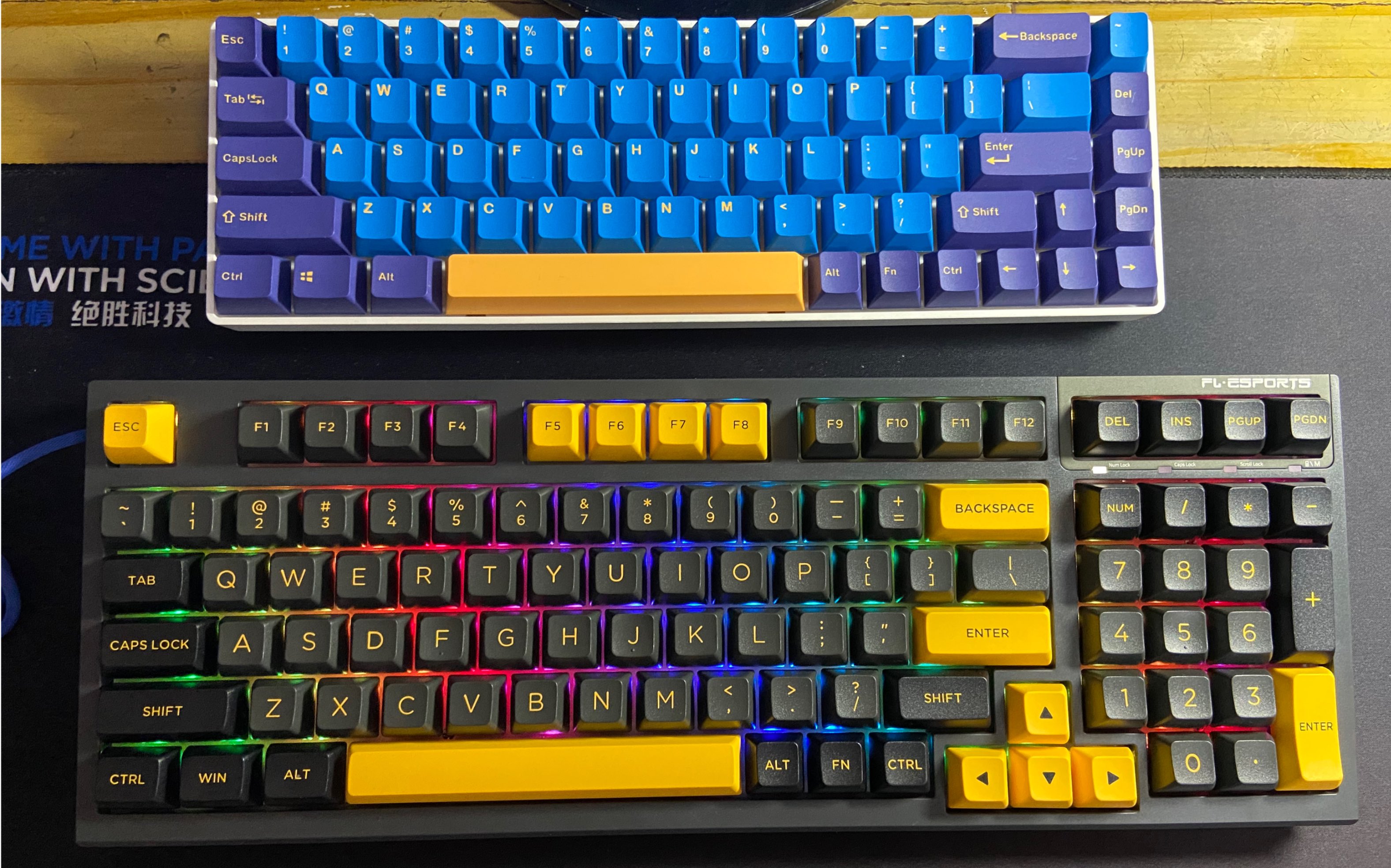 腹灵fl980极夜黑rosa轴打字音