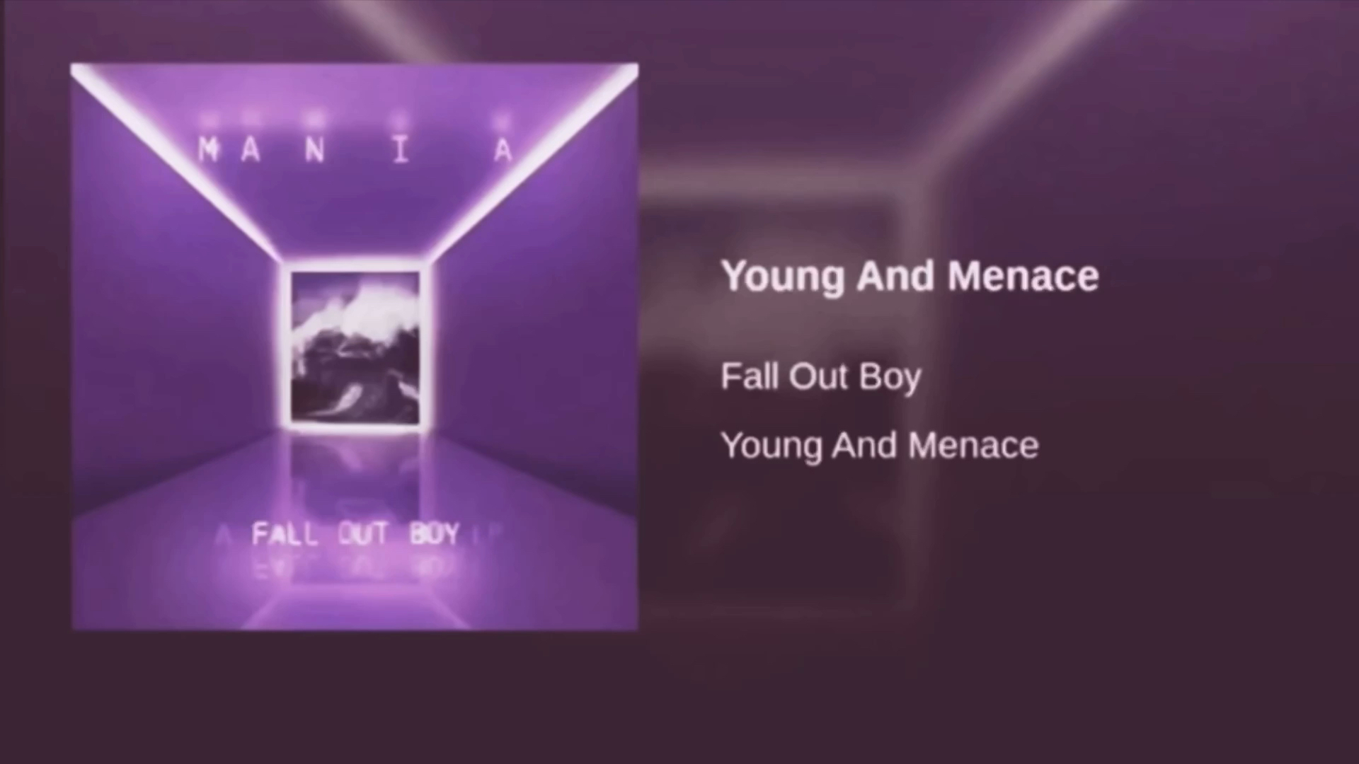 【fall out boy】young and menace 钢琴伴奏录音室版