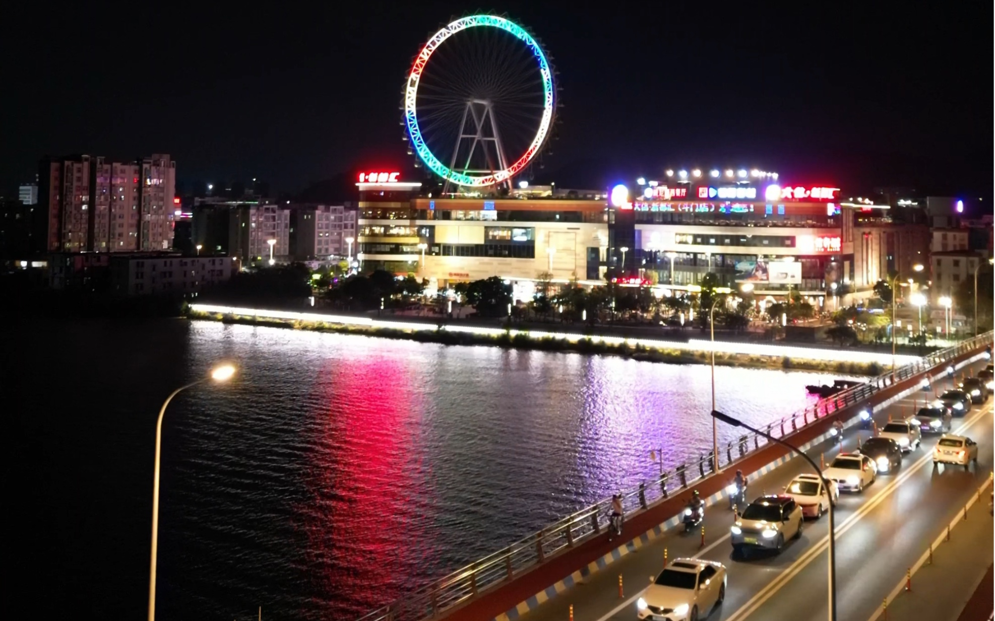 mini3pro 夜景/广东珠海斗门大信_哔哩哔哩_bilibili