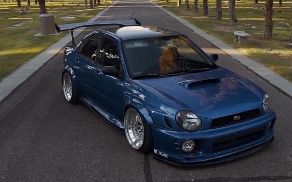 深邃犹豫的蓝色豹子,subaru 虫眼翼豹wrx!