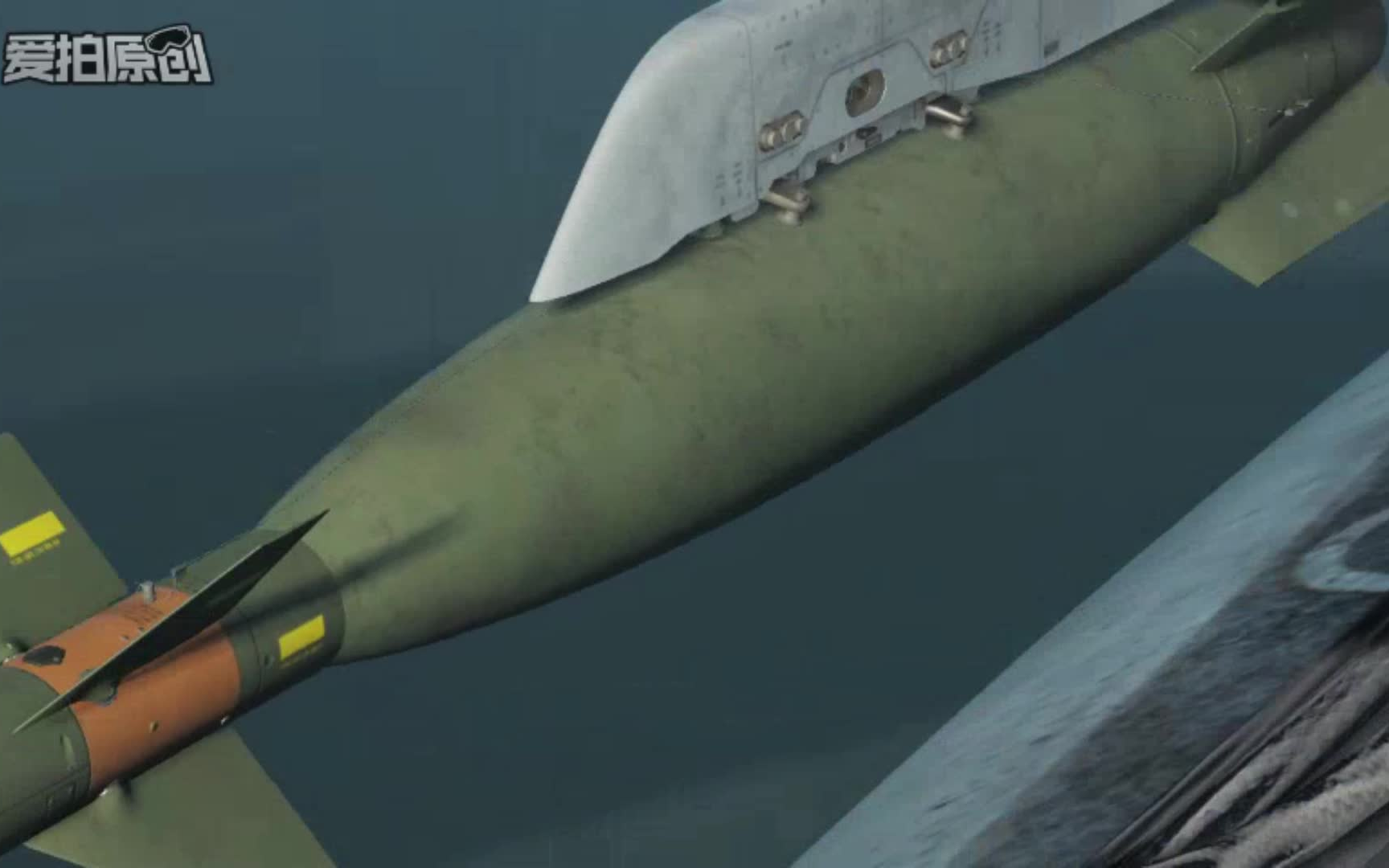 [dcs]首次投稿,fa18利用无人机激光照射引导投掷激光制导炸弹gbu-10