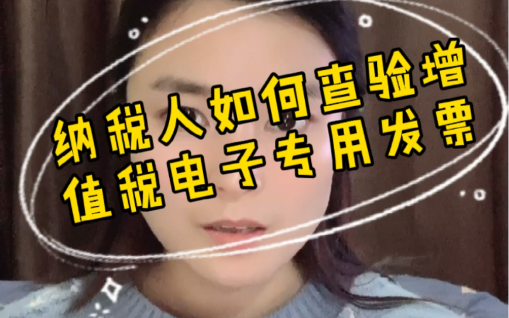 纳税人如何查验增值税电子专用发票哔哩哔哩bilibili