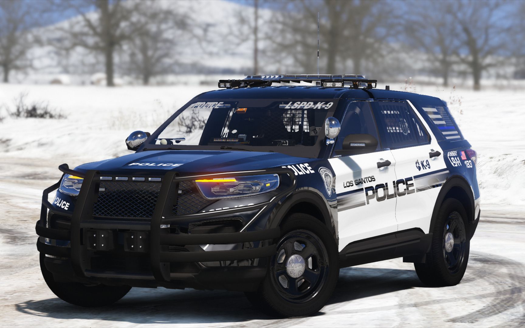 活动作品福特探险者2020款警车