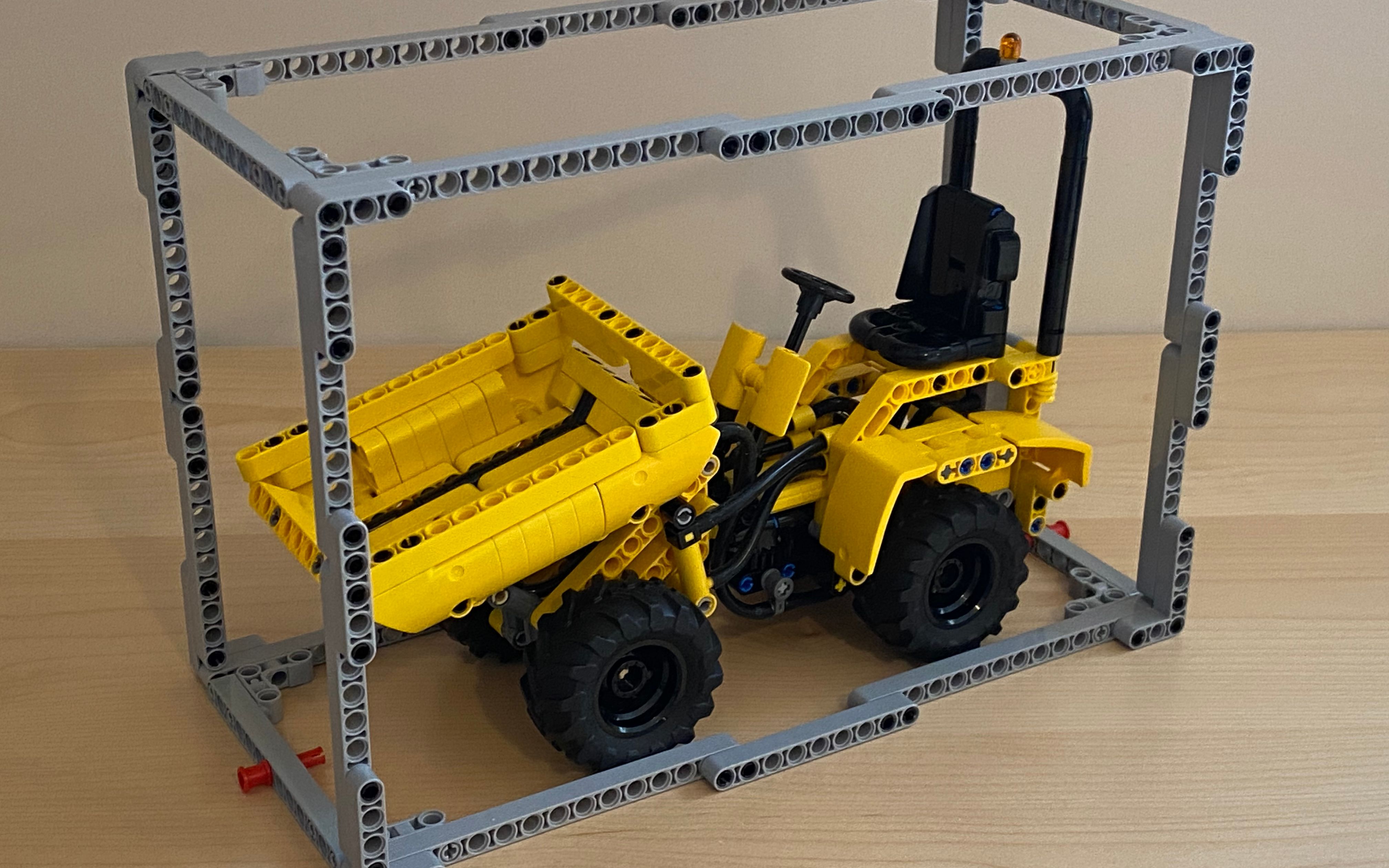 小型气动前翻斗车lego乐高technic科技机械moc