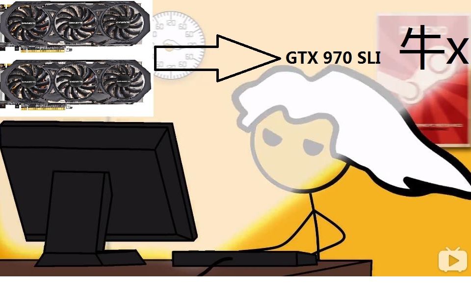 破解!华硕Z170P主板SLI功能!GTX970SLI VS GTX1080;SLI大法好!哔哩哔哩bilibili