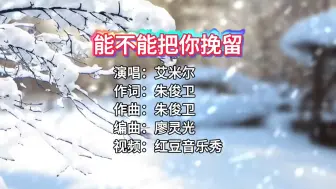 Download Video: 网红伤感情歌《能不能把你挽留》艾米尔演唱，歌声婉转动听，百听不厌