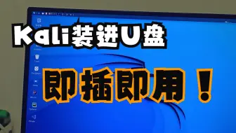 kali-Linux安装到盘，即插即用。实现数据持久化