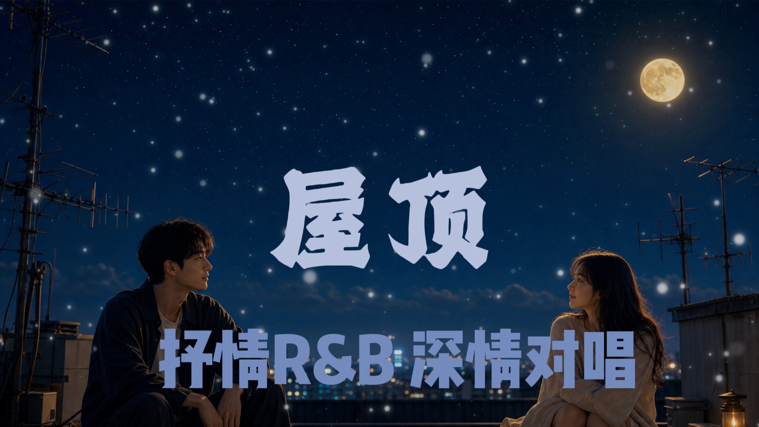 屋顶｜抒情R&B｜深情对唱｜遇见我梦里那模糊的人