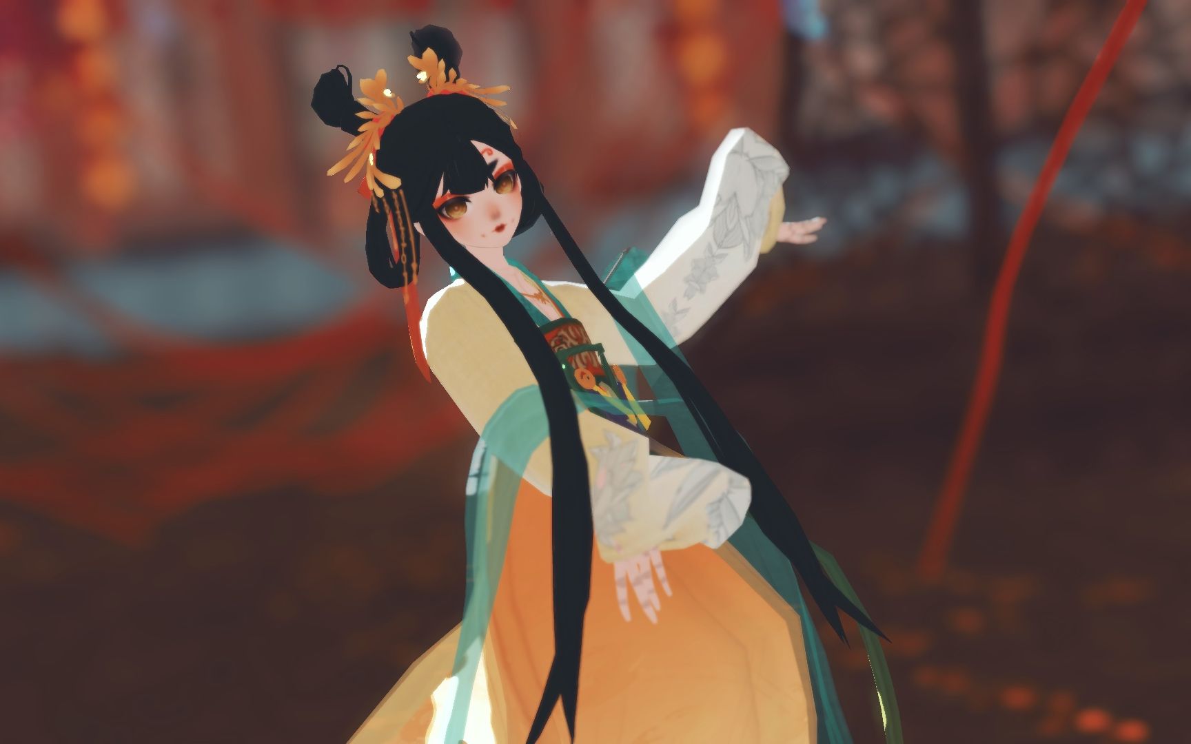 【决战平安京mmd】◆傀儡师闲影春衫◆广寒宫