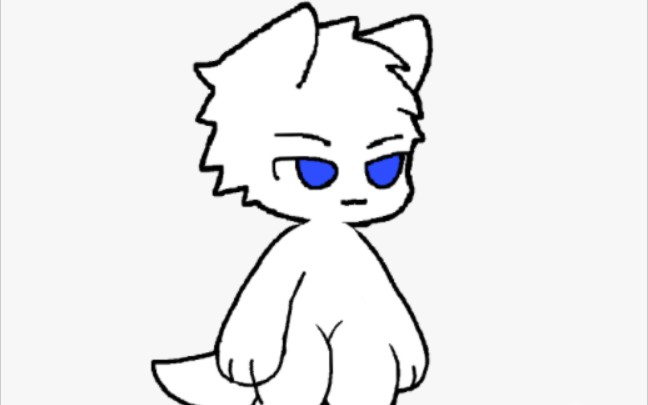 耗时一小时半的兽设绘画过程