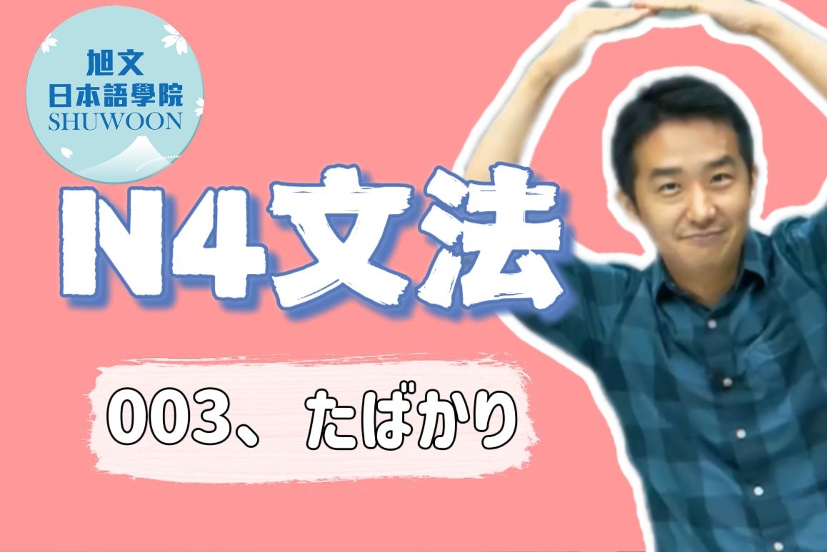 志方老师的N4语法正式课  たばかり（欢迎咨询网课~）