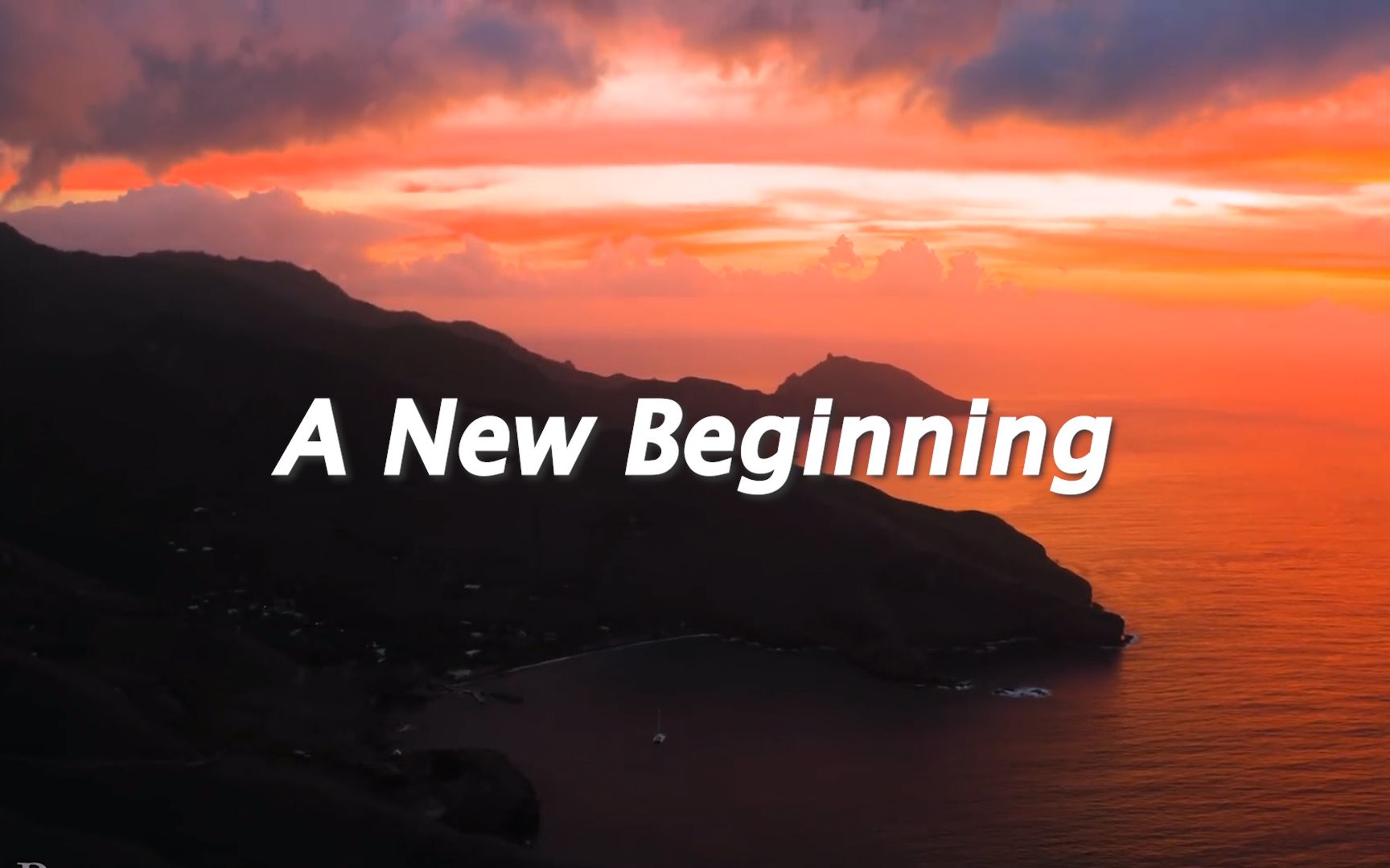 [图]《A New Beginning》高潮那种舒缓的调调深得我心