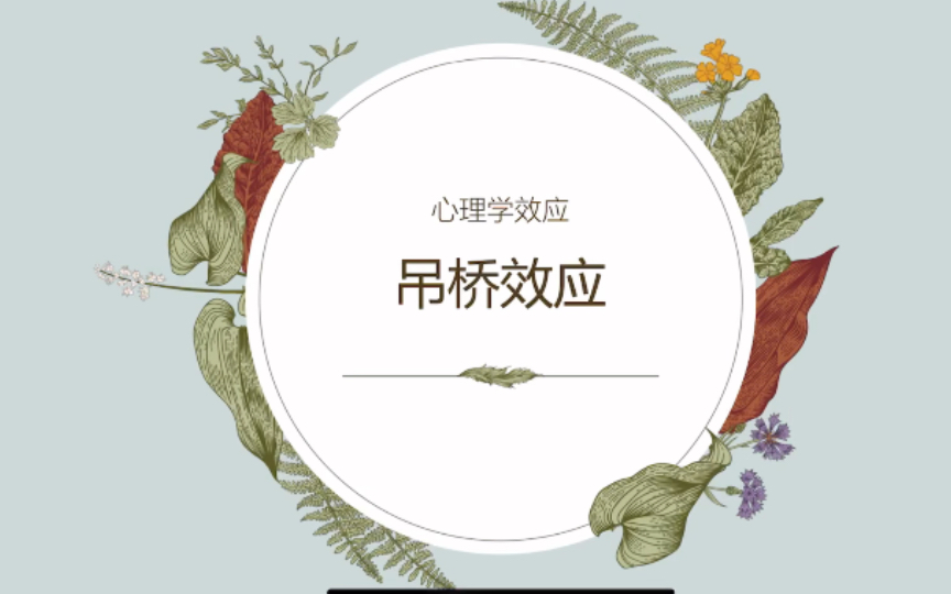 吊桥效应-我好像对ta心动了?