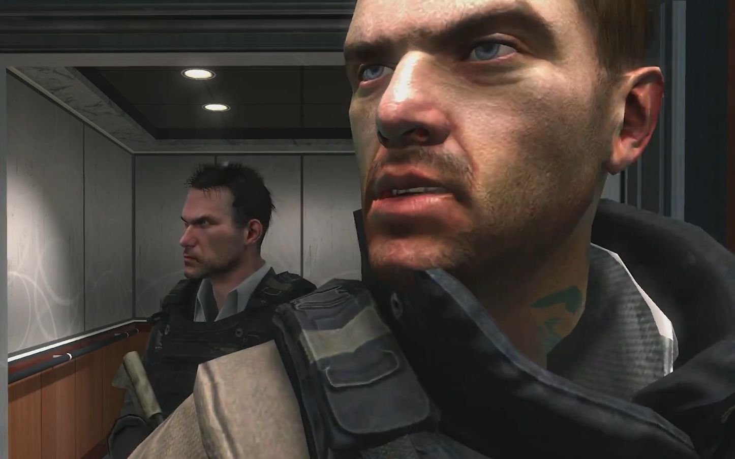 用上帝视角看《使命召唤6:现代战争2》不准说俄语 机场屠杀关【slippy