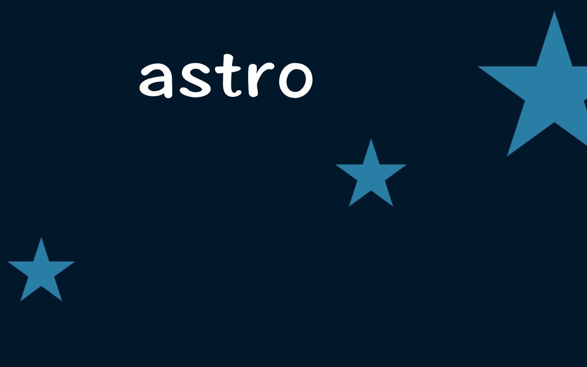 学习 Astro,轻松入门!现在不仅提供视频直播,还有详细的教程指导哦.快来加入我们,一起探索优秀的静态网页开发方式吧!哔哩哔哩bilibili