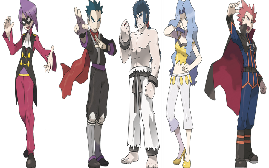 精灵宝可梦金银复刻对战四天王梨花