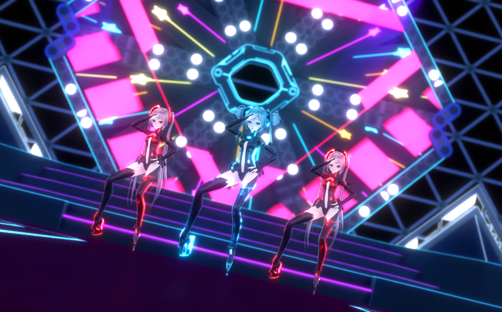 【mmd】《pop/stars》tda式kda