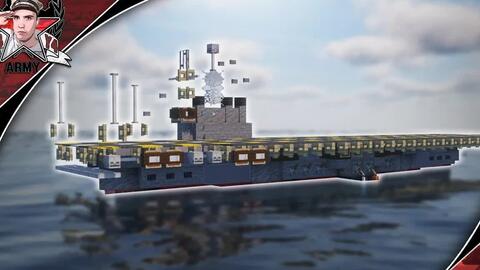 Minecraft舰船教程系列 如何以1 5比例制造一艘二战时期日本海军的 伊金索龙号 航空母舰 哔哩哔哩