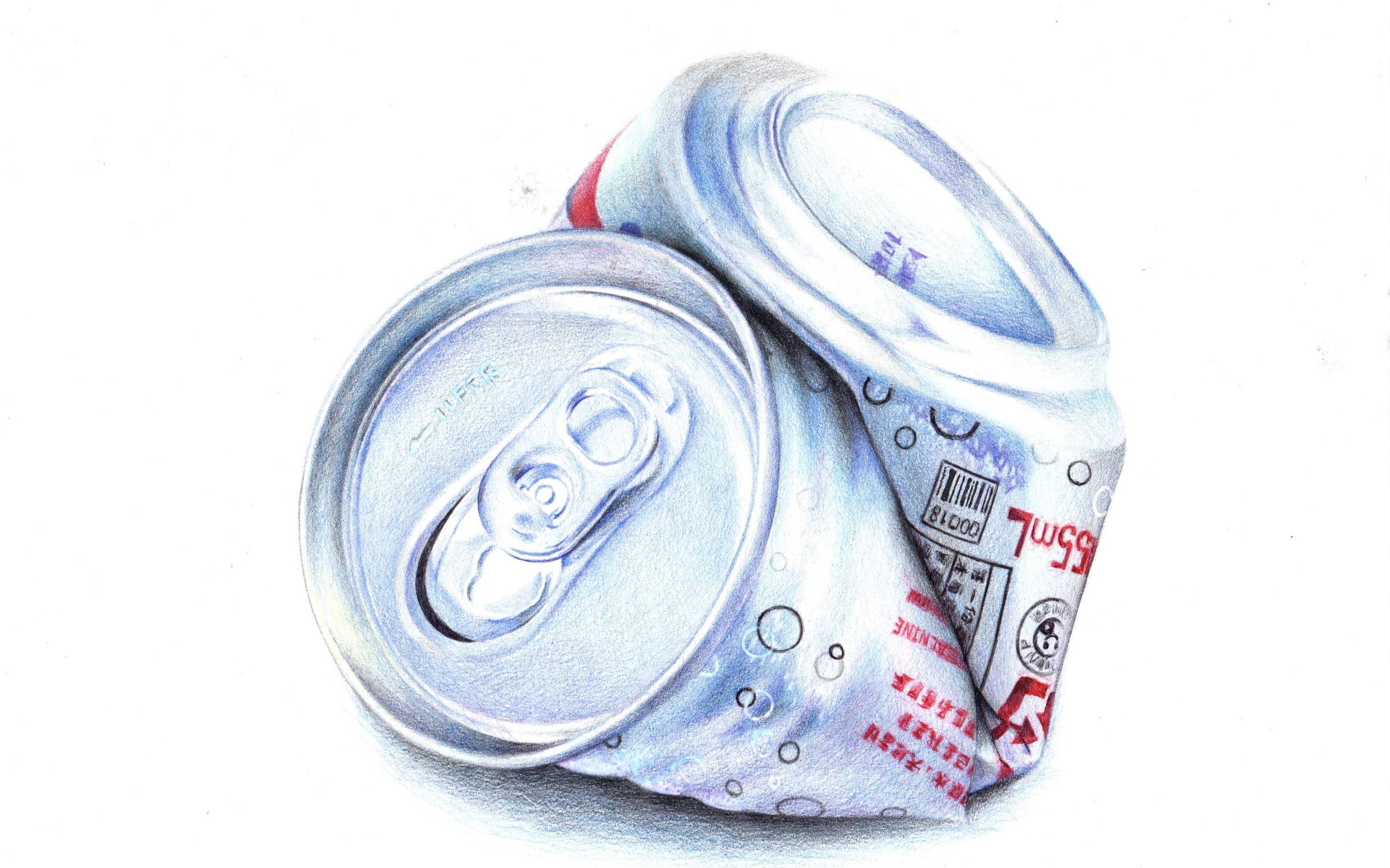 【彩铅】彩铅易拉罐绘画视频_哔哩哔哩 (゜-゜)つロ 干杯~-bilibili