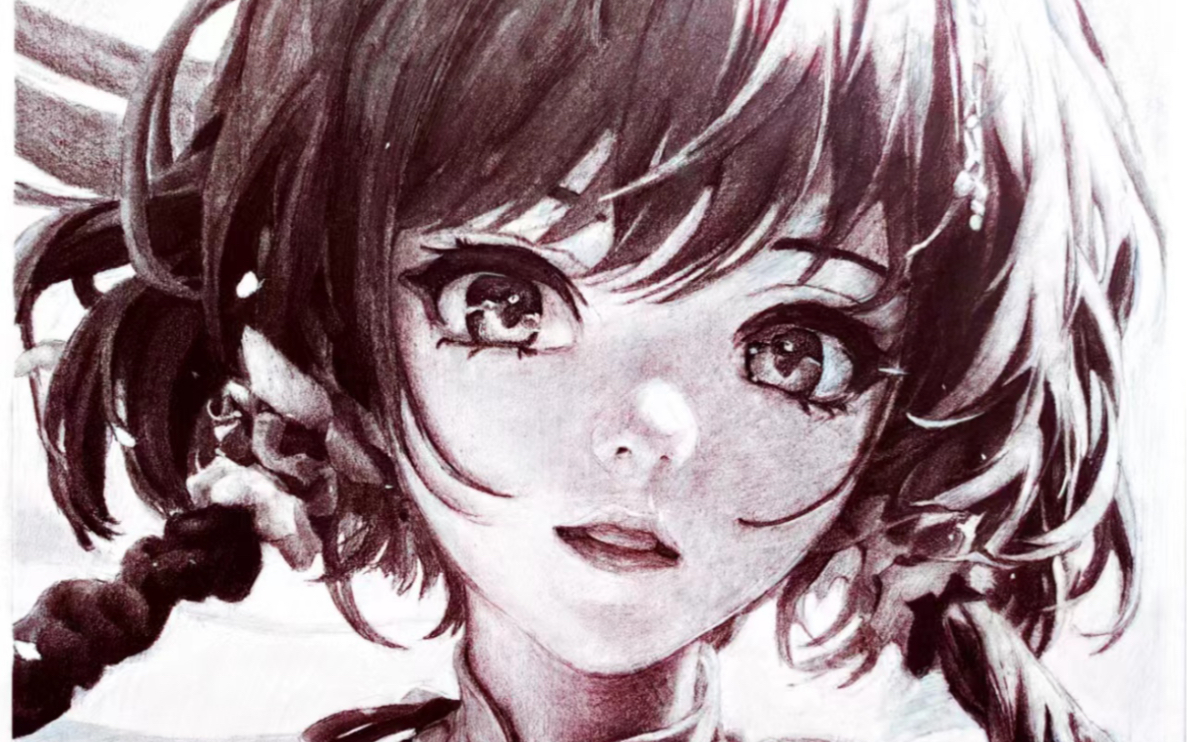 洛天依手绘过程