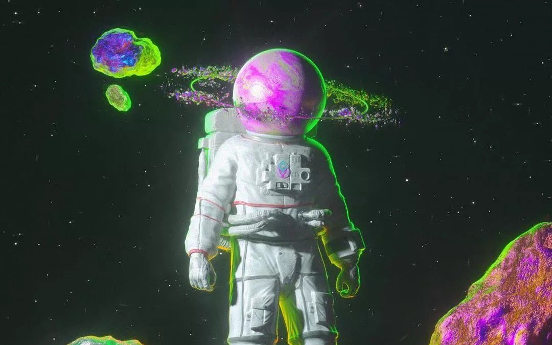 【蒸 汽 波】跟 着 宇 航 员 一 起 转 圈 圈 吧 !