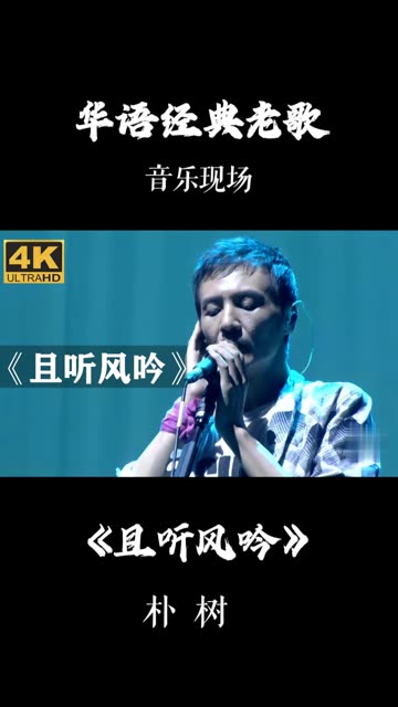 华语经典怀旧老歌 《且听风吟》朴树高清MV音乐现场演唱会 4K AI修复画质收藏版哔哩哔哩bilibili