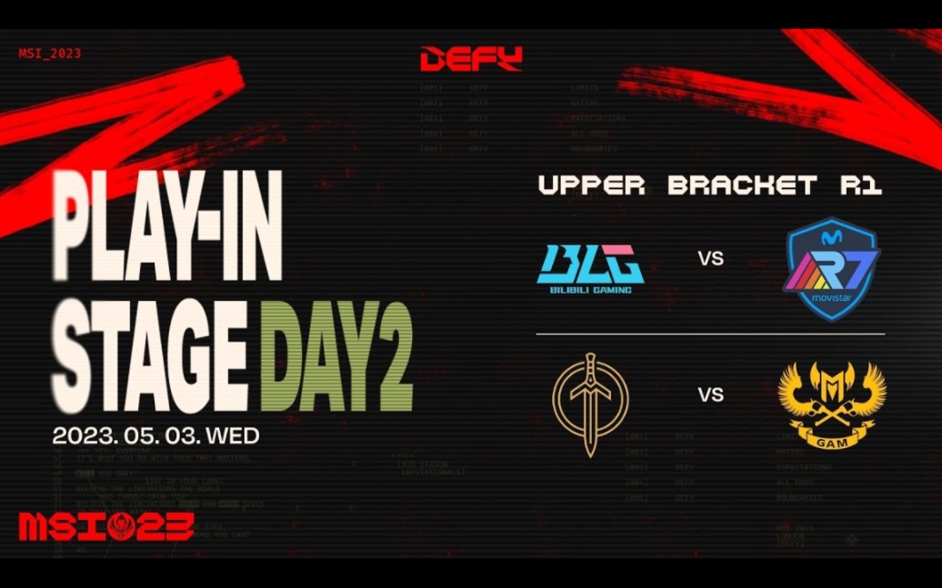 【msi季中冠军赛】小组赛day2