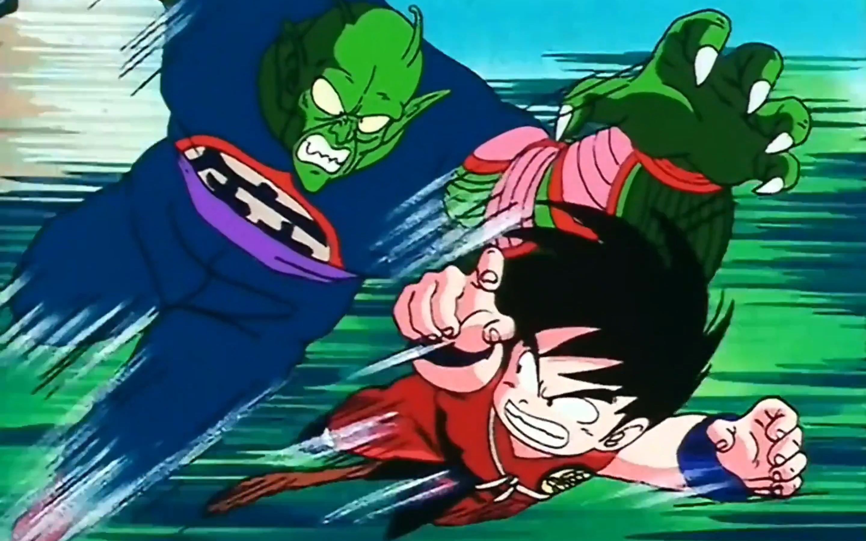 【剪掉所有对话】 地球的救世主!悟空vs比克大魔王_哔哩哔哩_bilibili