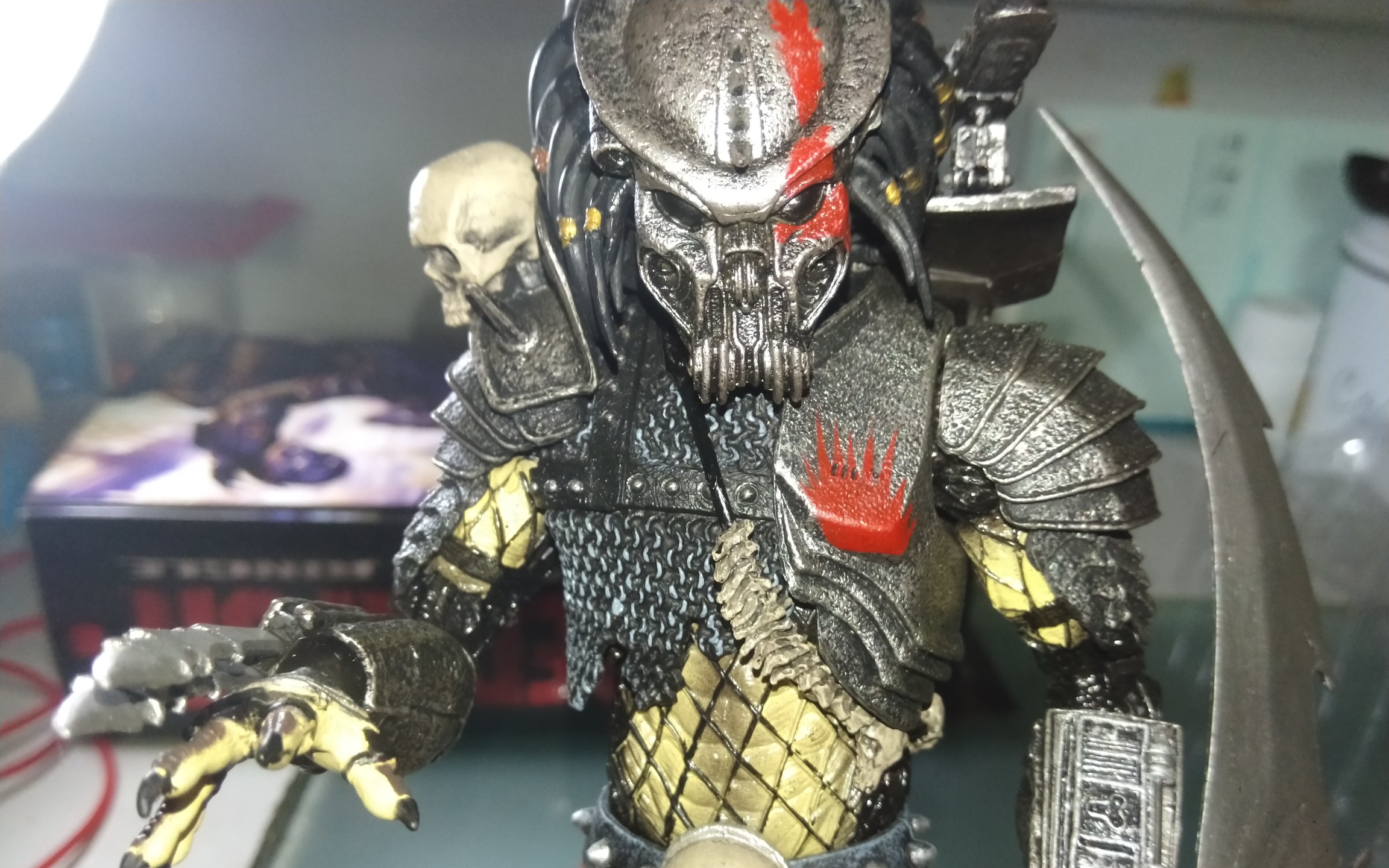 [图]【NECA】铁血战士:钢筋丛林 疤面铁血 开箱查看