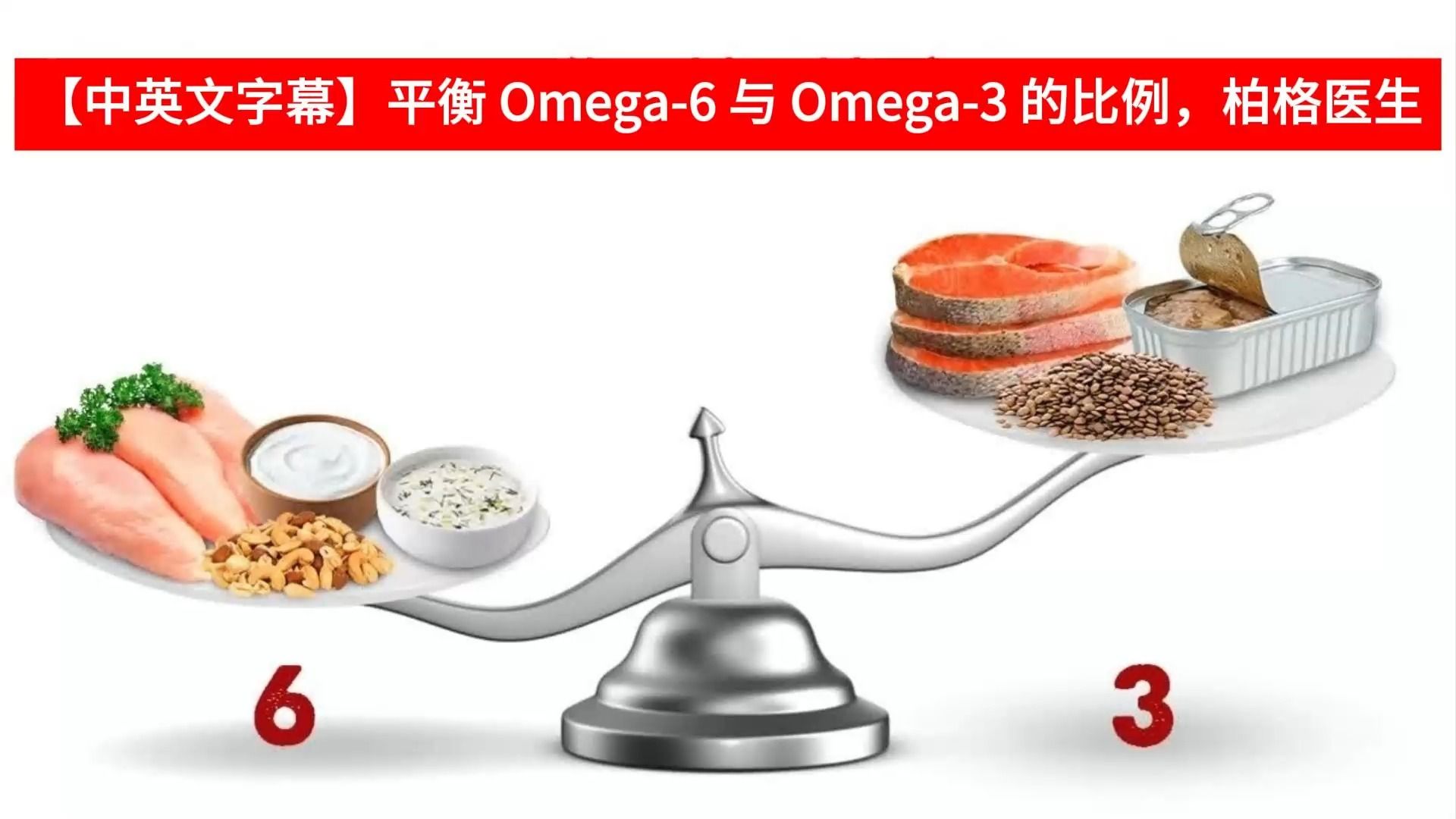 【中英文字幕】平衡 Omega6 与 Omega3 的比例,柏格医生哔哩哔哩bilibili