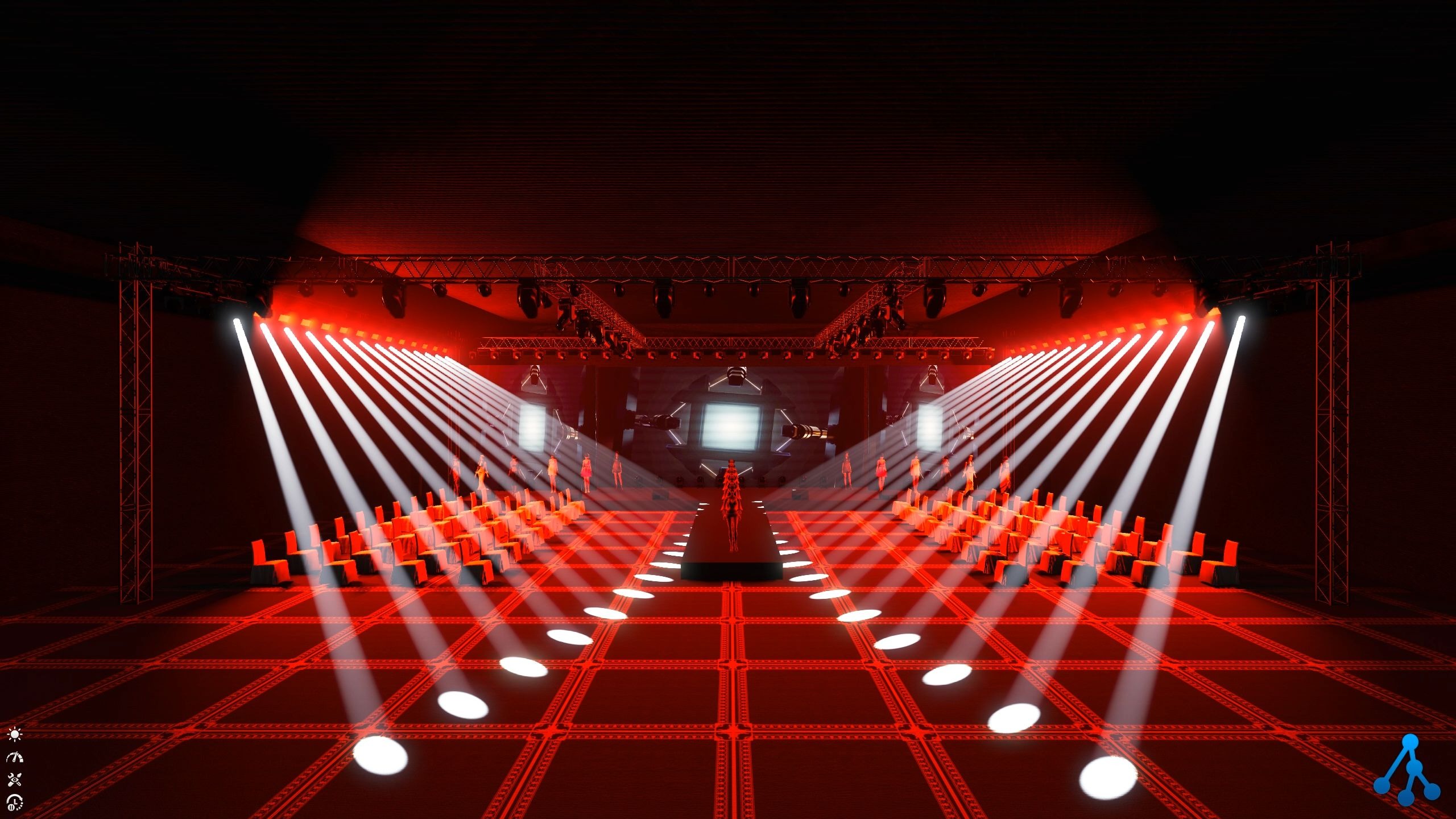 接个t台走秀,预演设计