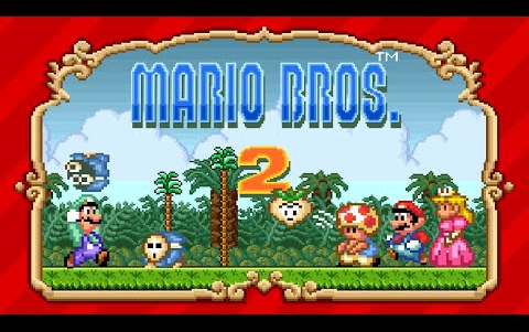 [图]SMAS - Super Mario Bros. 2 (1993) SNES [TAS]